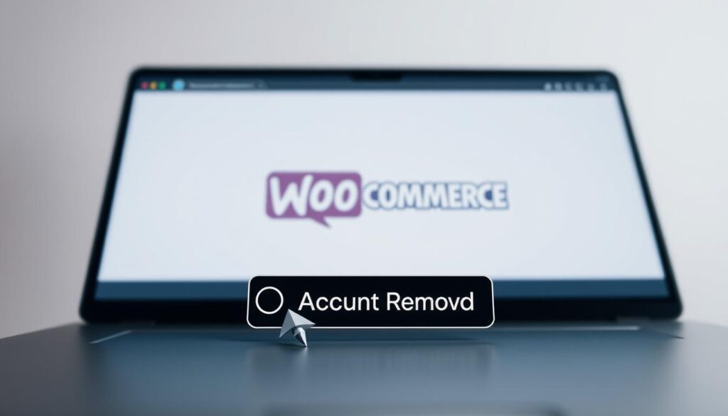 woocommerce account removal