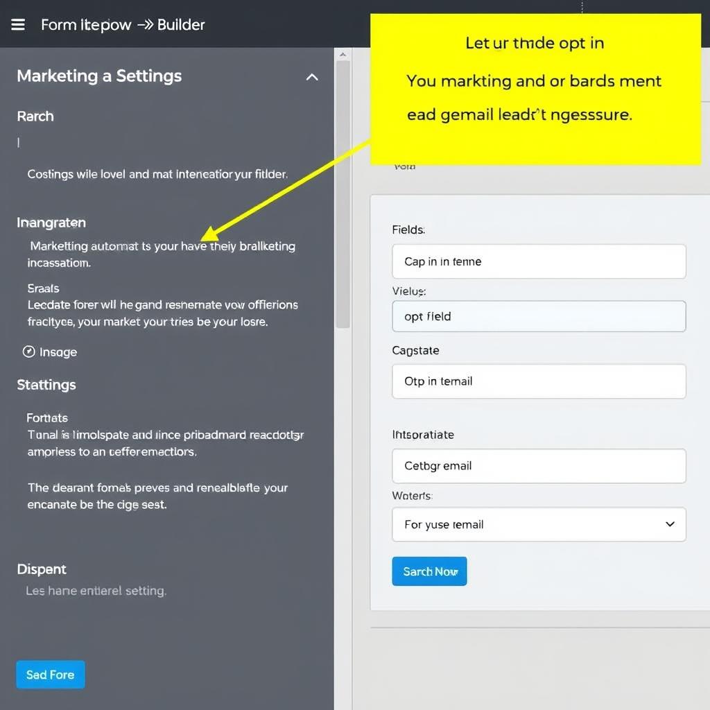 WordPress lead generation form builder interface WordPress lead generation form builder interface