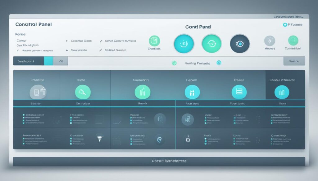 website hosting control panel