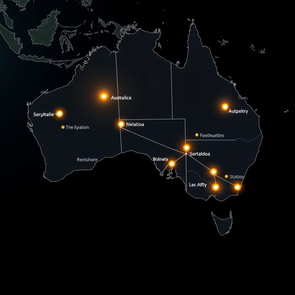 Australian server locations map showing Defyn's local hosting infrastructure
