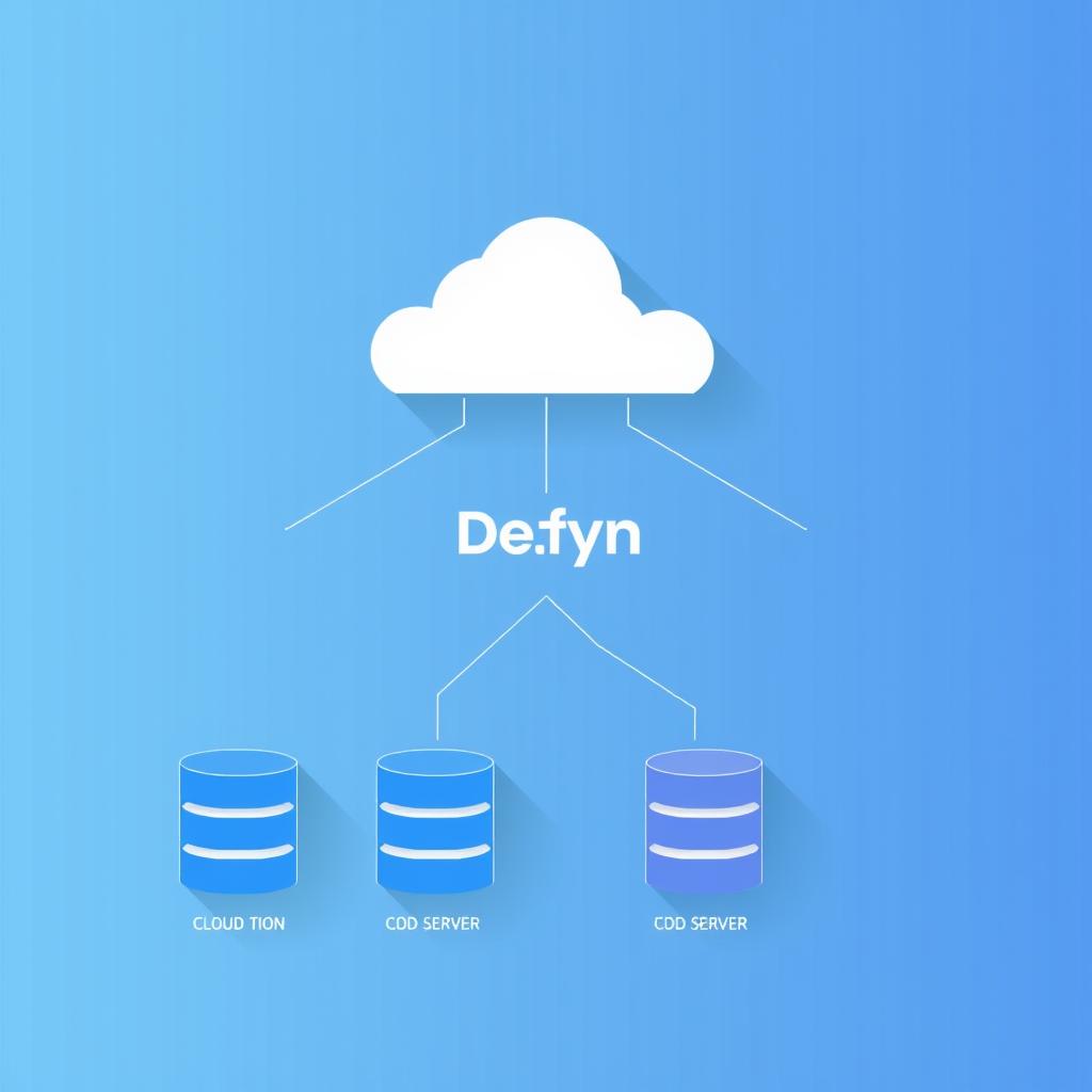 Cloud infrastructure diagram showing Defyn's hosting architecture