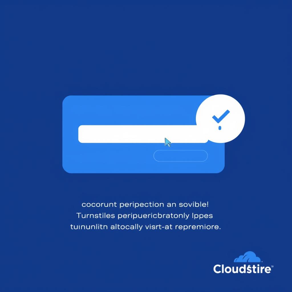 Illustration showing Turnstile's invisible verification process with no user interaction required