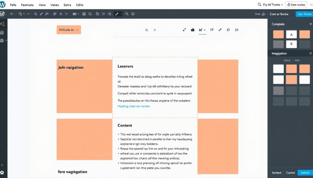 WordPress Full Site Editor interface