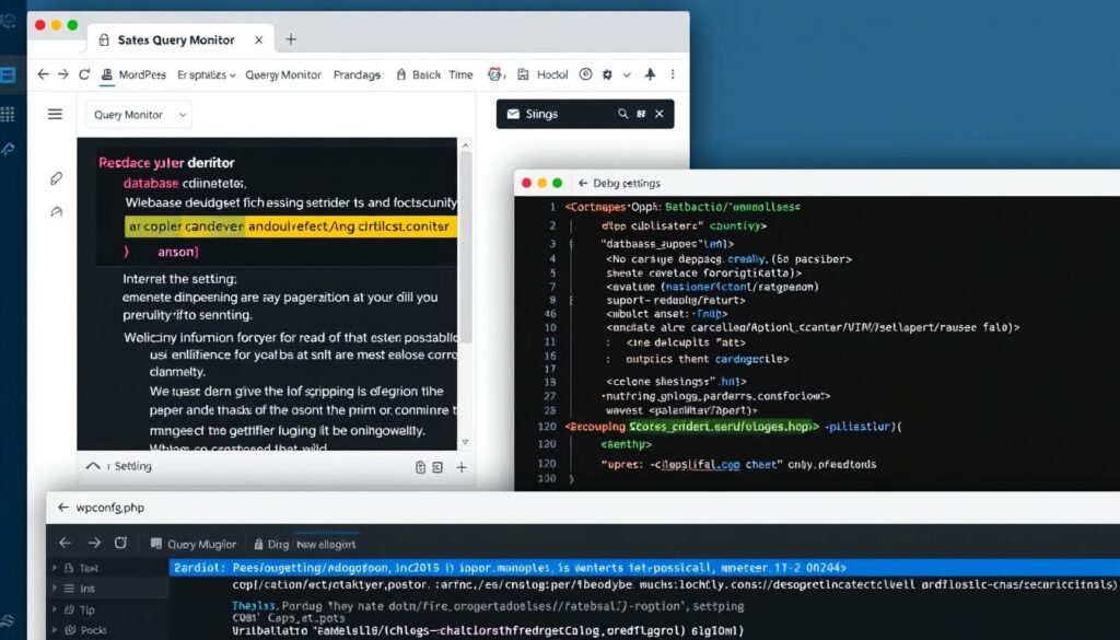 WordPress debugging tools and error logs