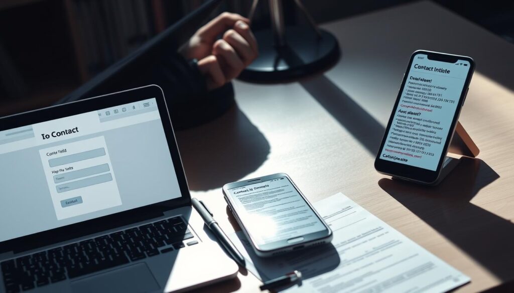 Common mistakes in web design contact information