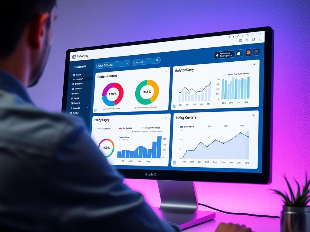 Dashboard showing personalized brand content delivery for different Sydney customer segments