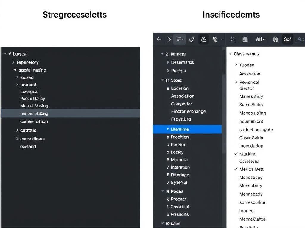 Organized vs disorganized class structure in Webflow