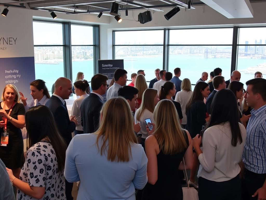 Sydney brand hosting a community event with engaged customers and brand representatives