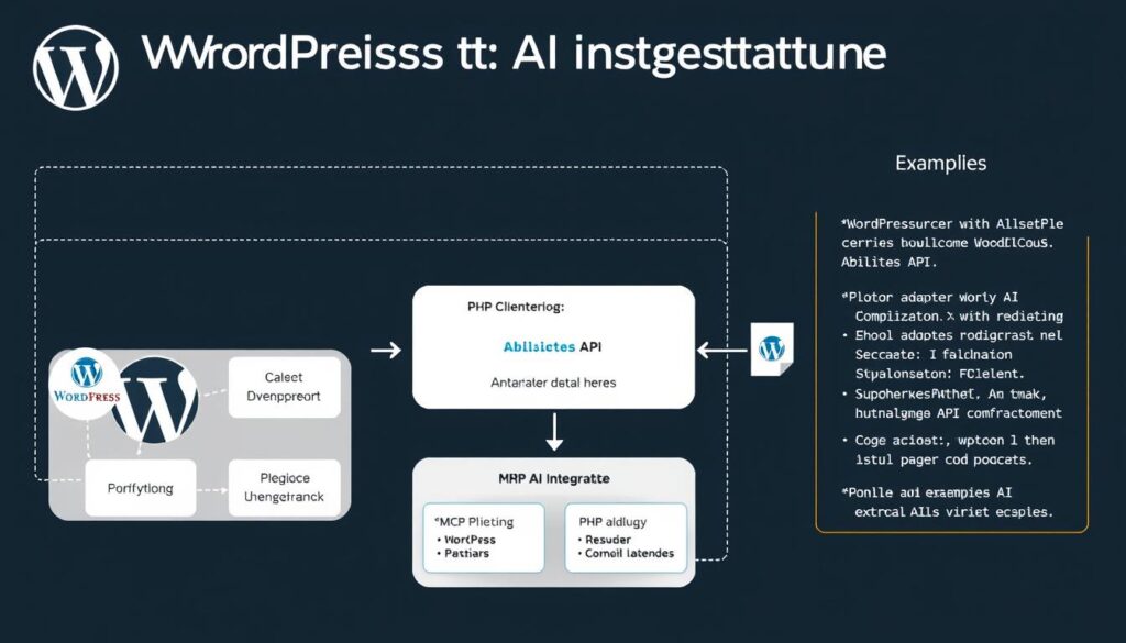 WordPress new roadmap 2025 AI integration showing the MCP Adapter and PHP AI Client architecture WordPress new roadmap 2025 AI integration showing the MCP Adapter and PHP AI Client architecture