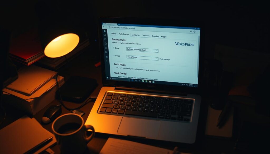 WordPress caching plugin configuration