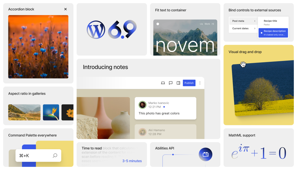 WordPress 6.9 – What’s New for Developers?