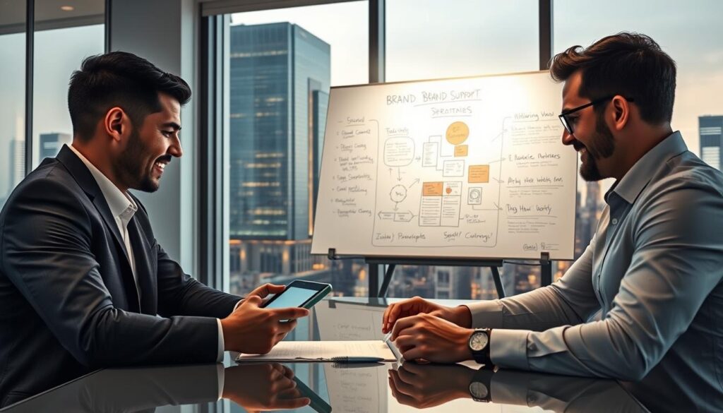 contact and support for brand positioning