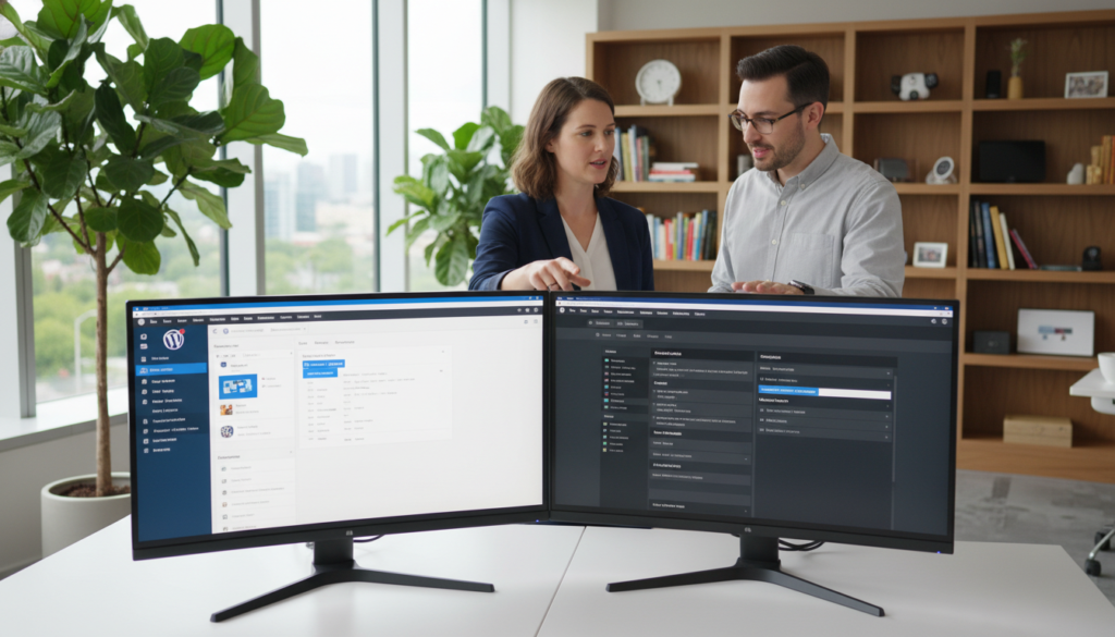 CMS Comparison User Interface