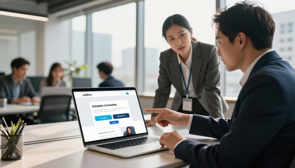 secondary call-to-action strategy for professional services conversion pathways