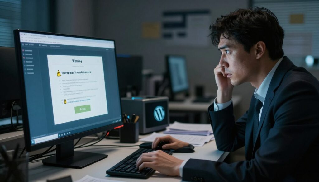 wordpress hack removal incomplete cleanup dangers